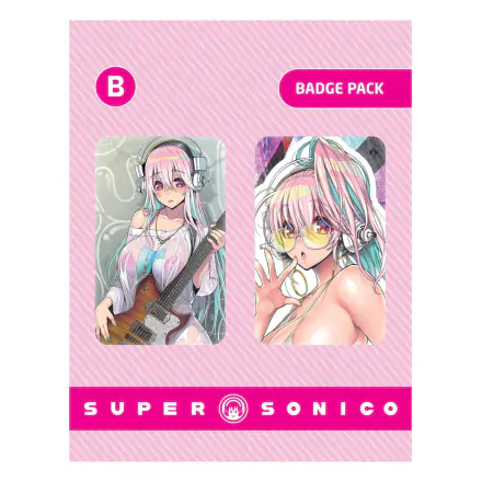 Super Sonico Set 2 insigne Set B termékfotója