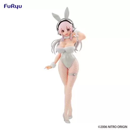 Super Sonico BiCute Bunnies Statuie PVC Pearl White Ver. 30 cm poza produsului