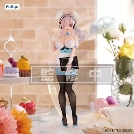 Statuie PVC Super Sonico BiCute Bunnies Waitress Light Blue Color Ver. 28 cm poza produsului