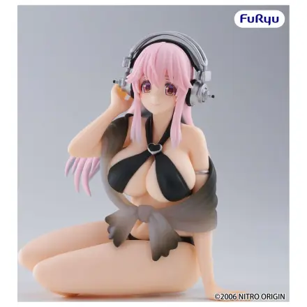 Super Sonico Noodle Stopper Statuie PVC Super Sonico Swimsuit Black Color Ver. 10 cm poza produsului