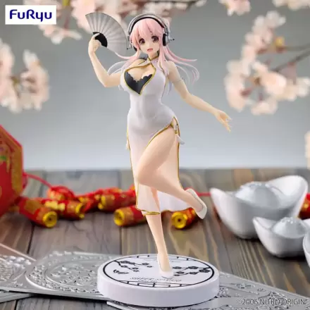Super Sonico Trio-Try-iT Statuie din PVC White China Dress Ver. 21 cm poza produsului