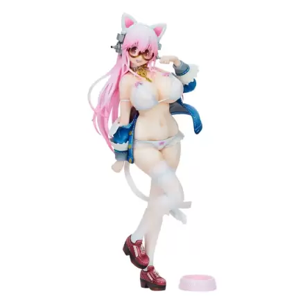 Super Sonico Statuie PVC Super Sonico White Cat Ver. 27 cm poza produsului