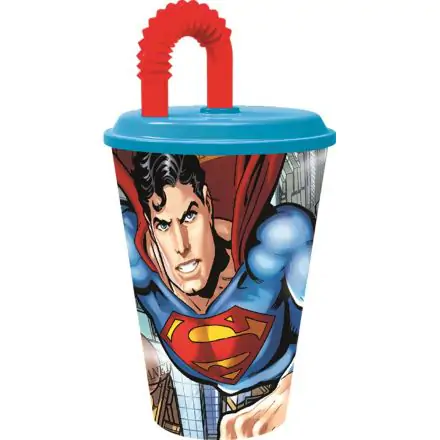 Superman Straw Cup, plastic 430 ml poza produsului