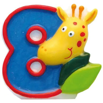 Lumanare pentru tort Safari, lumanare numarul 8 poza produsului