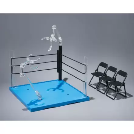 Set Accesorii Figurina de Acțiune Tamashii Stage Act Colț de Ring și Scaun Pliant Versiune Neutră poza produsului