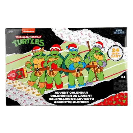 Teenage Mutant Ninja Turtles Battle Figurine Mini Diecast Calendar Advent Sărbătoare 2024 termékfotója