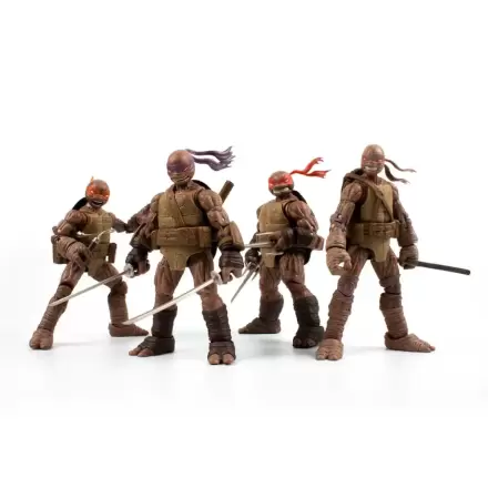 Figurine de acțiune Teenage Mutant Ninja Turtles BST AXN 4-Pack Broască Țestoasă Zombie (IDW Comics) 13 cm termékfotója