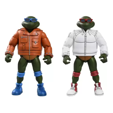 Figurină de Acțiune Teenage Mutant Ninja Turtles (Cartoon) Punk Leo and Punk Raph 2 Pack 18 cm termékfotója