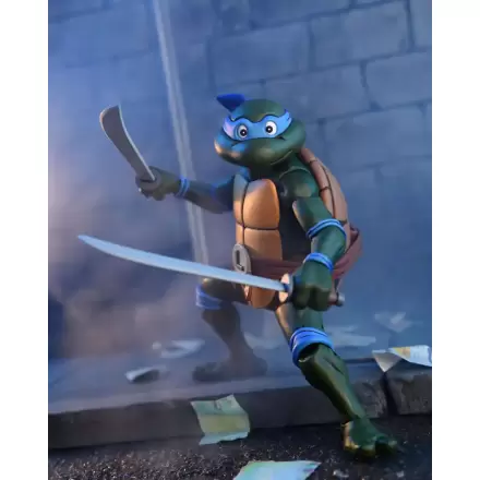 Teenage Mutant Ninja Turtles (Cartoon) figurină de acțiune Ultimate Leonardo VHS 18 cm termékfotója