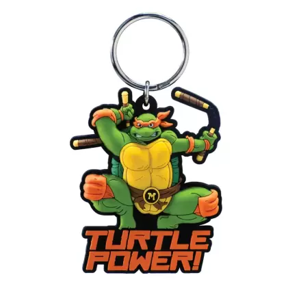 Teenage Mutant Ninja Turtles Soft Touch PVC Clip pentru Geanta Michelangelo poza produsului