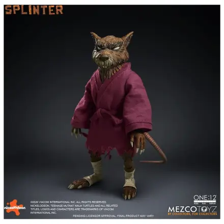Teenage Mutant Ninja Turtles One:12 Collective Figurina de actiune 1/12 Splinter 17 cm poza produsului
