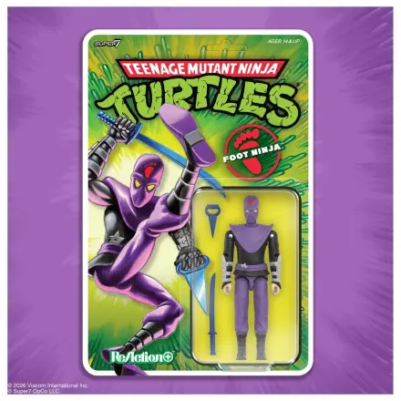 Teenage Mutant Ninja Turtles ReAction+ Figurina de actiune Wave 01 Foot Ninja poza produsului