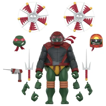 Teenage Mutant Ninja Turtles Ultimates Figura de actiune Val 14 Raphael (Road Gear) poza produsului