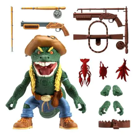 Teenage Mutant Ninja Turtles Figurină de Acțiune Ultimată Leatherhead 18 cm termékfotója