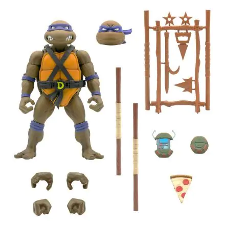 Teenage Mutant Ninja Turtles Figurina de Acțiune Ultimates Donatello 18 cm termékfotója