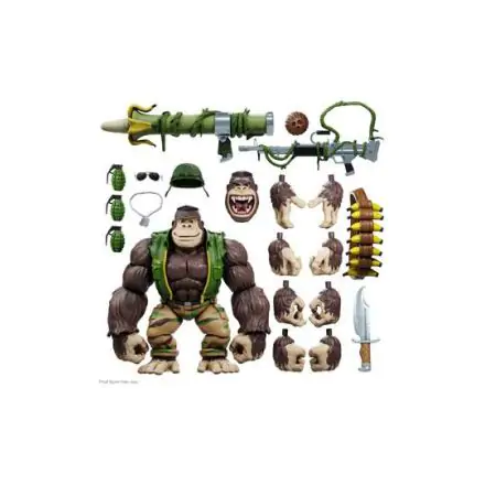 Teenage Mutant Ninja Turtles Ultimates Figurina de acțiune Guerrilla Gorilla 20 cm termékfotója