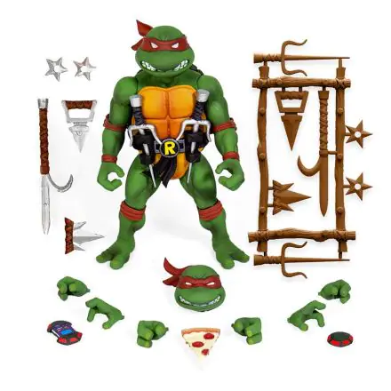 Teenage Mutant Ninja Turtles Ultimates Figurina de acțiune Raphael Version 2 18 cm termékfotója