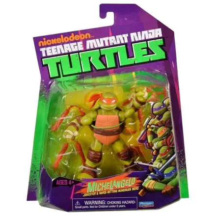 Teenage Mutant Ninja Turtles World of TMNT Action Figure Michelangelo 11 cm poza produsului