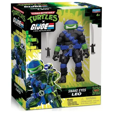 Teenage Mutant Ninja Turtles x G.I. Joe Crossover Classics figurină de acțiune Leonardo x Snake Eyes 12 cm poza produsului