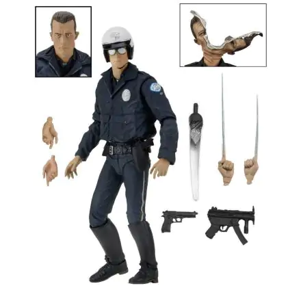 Figurină de acțiune Terminator 2 Ultimate T-1000 (Motorcycle Cop) 18 cm termékfotója