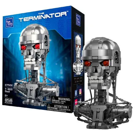 Terminator T-800 Bust Building Block 858 piese poza produsului