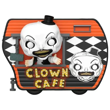 Terrifier Funko POP! Rides Super Deluxe figurina de vinil 15 cm Café with Art poza produsului