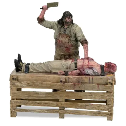 Texas Chainsaw Massacre: The Beginning Diorama Figurina de actiune Leatherface Slaughterhouse Set in cutie 18 cm poza produsului