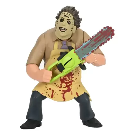 Texas Chainsaw Massacre Toony Terrors figurină de acțiune 50th Anniversary Leatherface (Bloody) 15 cm termékfotója