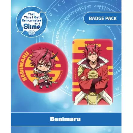 That Time I Got Reincarnated as a Slime Insigne Set de 2 bucati Benimaru poza produsului