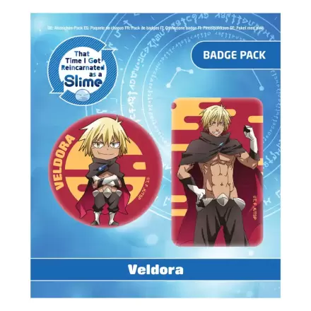 That Time I Got Reincarnated as a Slime Set 2 Pin Badges Veldora Human Form poza produsului