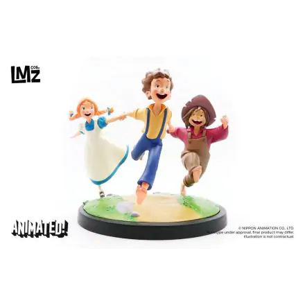 The Adventures of Tom Sawyer Animated! Statuie Tom, Huck & Becky 23 cm poza produsului