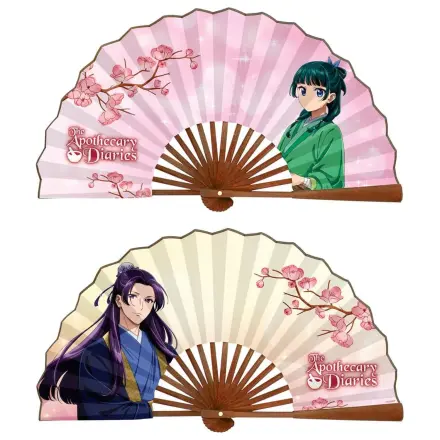 Evantai din bambus japonez The Apothecary Diaries Maomao & Jinshi poza produsului