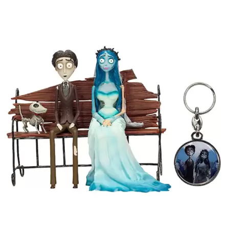 Figurină The Corpse Bride și breloc metalic poza produsului