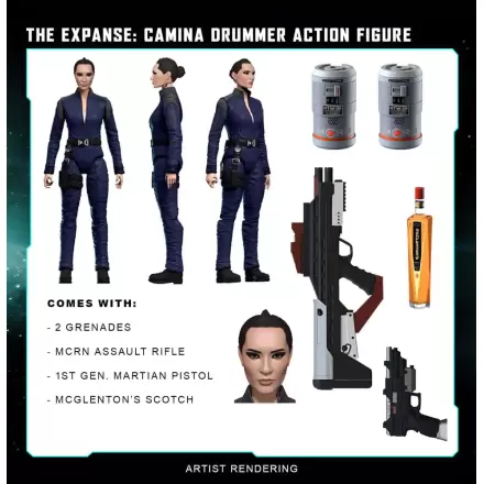Figurină de acțiune The Expanse Camina Drummer 20 cm poza produsului