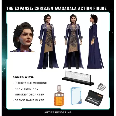 The Expanse Figurina de Acțiune Chrisjen Avasarala 20 cm poza produsului