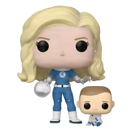 The Fantastic Four: First Steps Funko POP! & Buddy Marvel Figurina Vinyl Femeia Invizibilă & Franklin 9 cm poza produsului