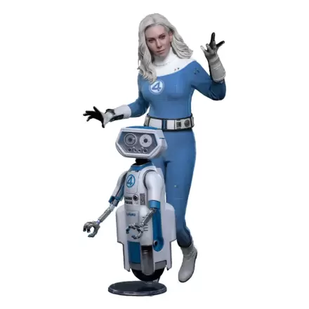 The Fantastic Four: First Steps Movie Masterpiece Figurina de actiune 2-Pack 1/6 Invisible Woman & H.E.R.B.I.E. 28 cm poza produsului