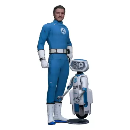 The Fantastic Four: First Steps Movie Masterpiece Figurina de Actiune Pachet 2 bucati 1/6 Mister Fantastic & H.E.R.B.I.E. 30 cm poza produsului