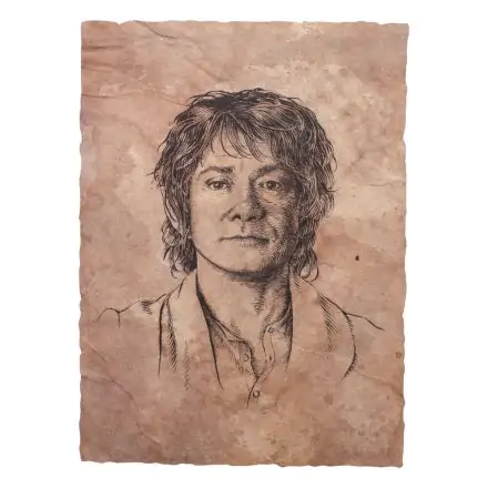 Print artistic cu portretul lui Bilbo Baggins 21 x 28 cm termékfotója