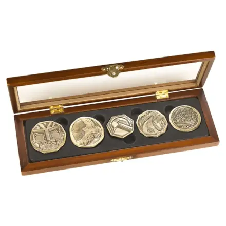 Set monede The Hobbit Dwarven Treasure Coin Set poza produsului