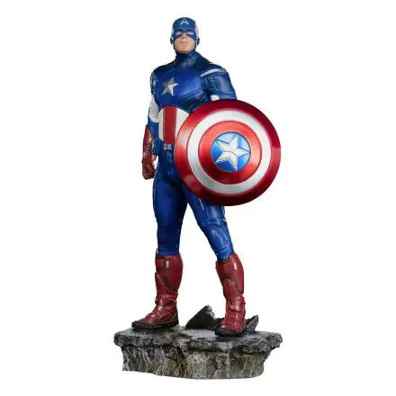 Statuie BDS Art Scale 1/10 The Infinity Saga Captain America Battle of NY 23 cm poza produsului