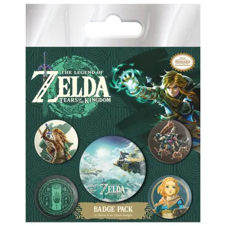 The Legend of Zelda set de 5 insigna poza produsului