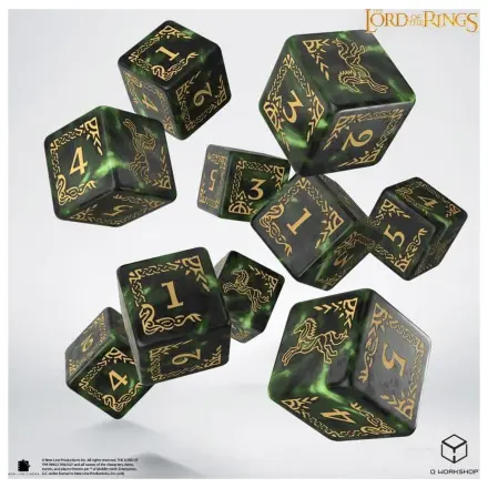The Lord of the Rings: Set de 10 zaruri D6 Rohan poza produsului