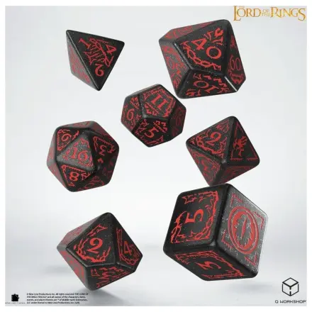 The Lord of the Rings Set de zaruri din 7 piese Mordor poza produsului