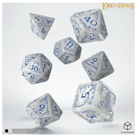 The Lord of the Rings Dice Set of 7 Rivendell (Stone) poza produsului