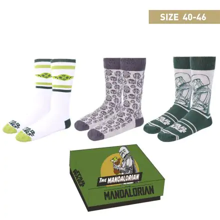 Star Wars: The Mandalorian Sosete 3-pack Mandalorian 40-46 poza produsului