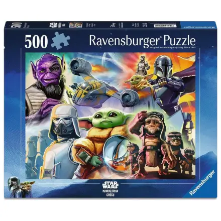The Mandalorian and Grogu Jigsaw Puzzle (500 de Piese) poza produsului