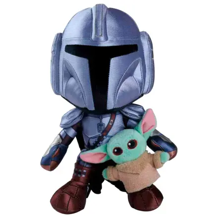 Star Wars Mandalorian cu Grogu jucarie de plus 25cm poza produsului