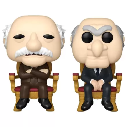 The Muppets Funko POP! Television Vinyl Figures 2-Pack Waldorf & Statler 9 cm poza produsului