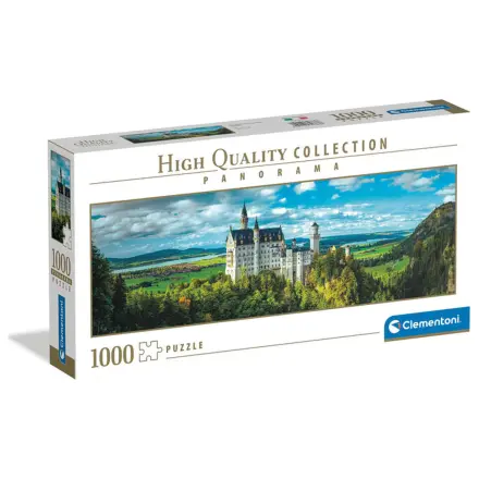 The Neuschwanstein Castle Panorama puzzle 1000 piese poza produsului